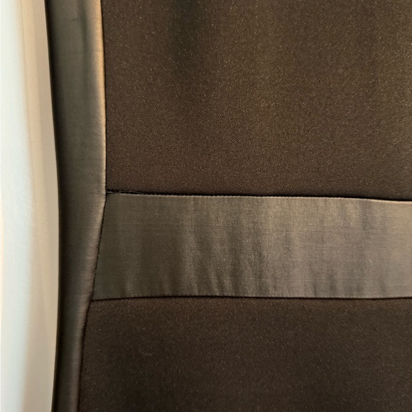 Kardashian Black Dress with Vegan Leather Detail - Picture 3 of 4